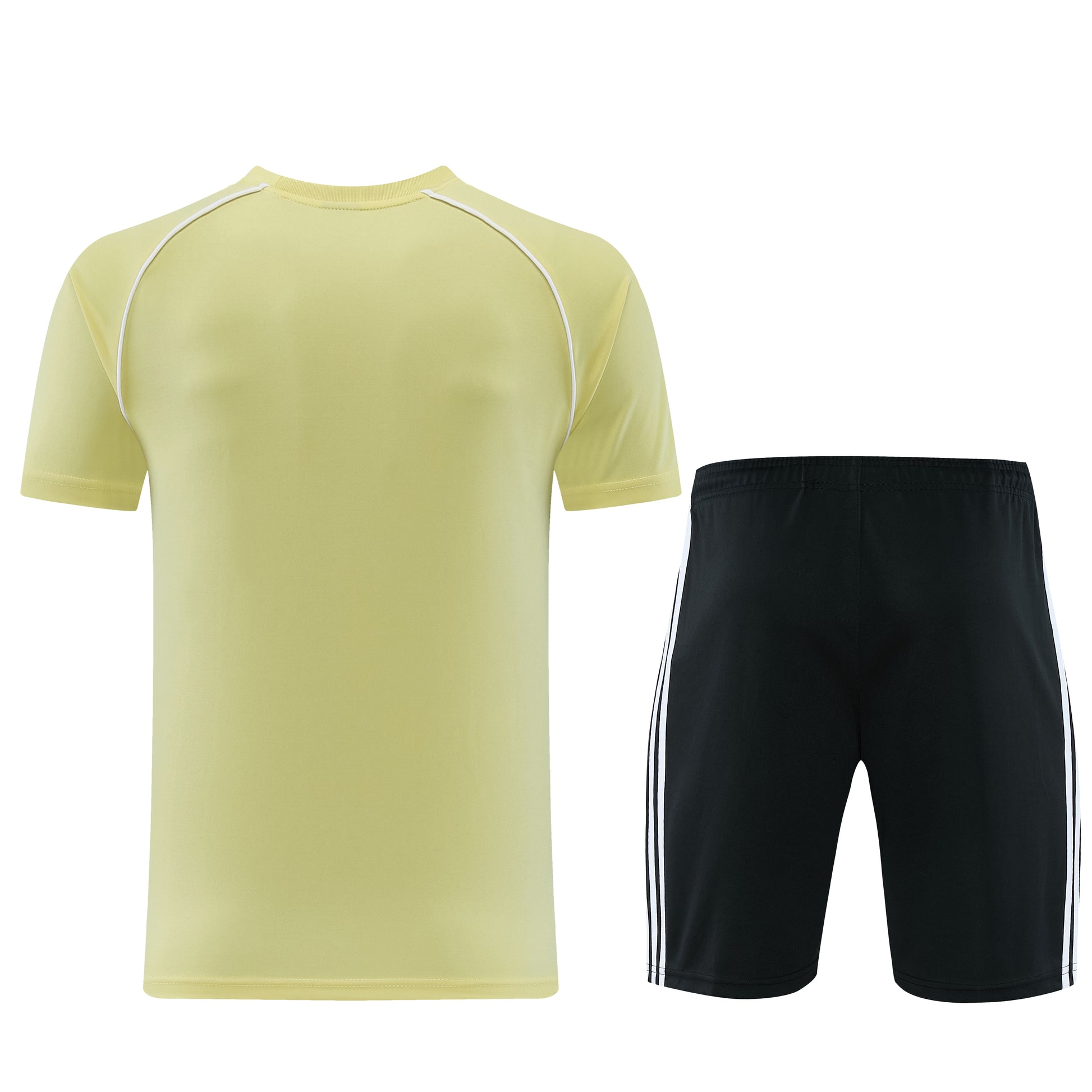 AD15 yellow shorts suit S-2XL