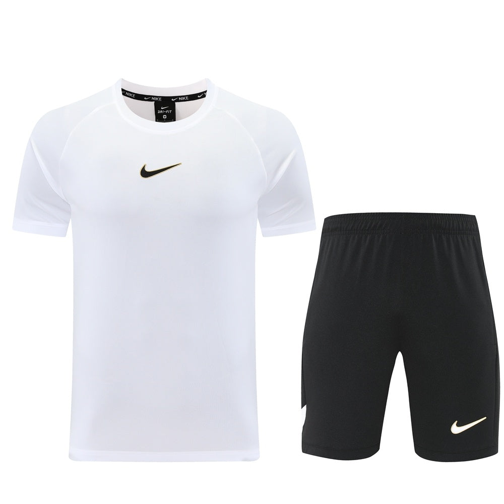 ND09 white shorts suit S-2XL