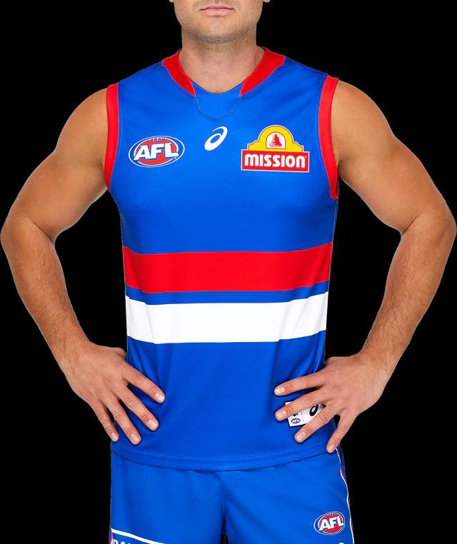Western Bulldogs 2021 Mens Home Rugby Guernsey