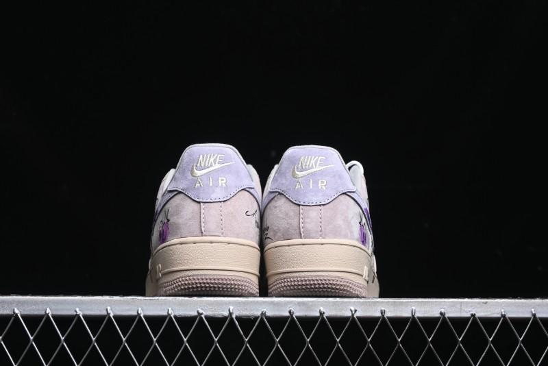 Nike Air Force 1 '07 Low Purple Taro Demon Casual Sneakers - ZB2121-301