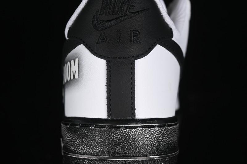 Nike Air Force 1 '07 Low Custom KAWS Bear Print Casual Sneakers - ZH0316-037