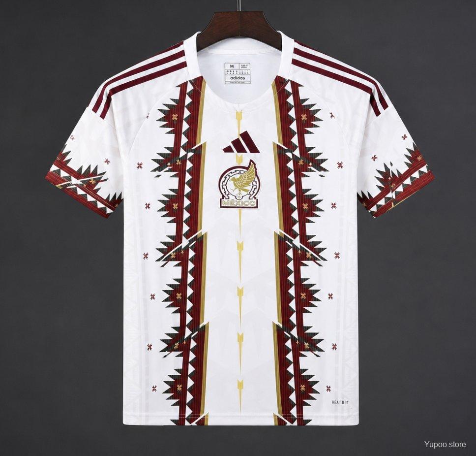 2026 Mexico Aztec Roots White Special Jersey