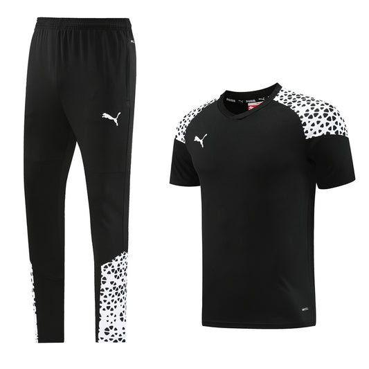 PD02 black trousers suit S-2XL
