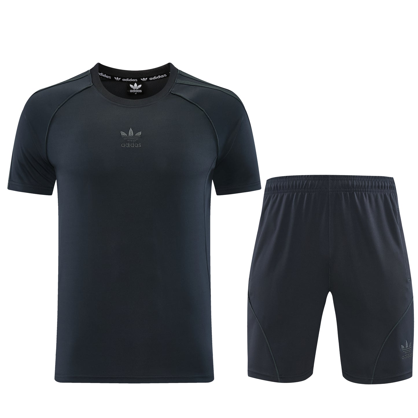 AD15 dark gray shorts suit S-2XL
