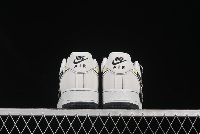 Nike Air Force 1'07 Low GD Collaboration Chrysanthemum Swoosh Casual Sneakers - DF0188-055