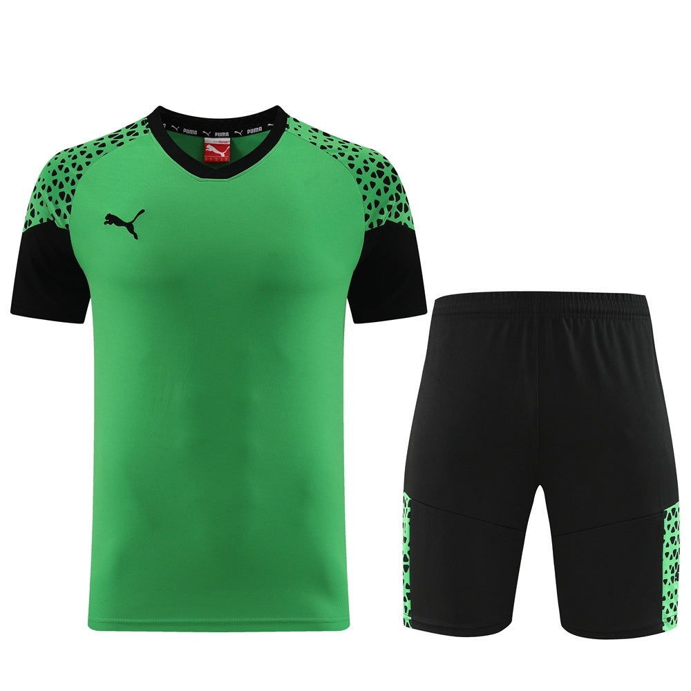 PD02 green shorts suit S-2XL