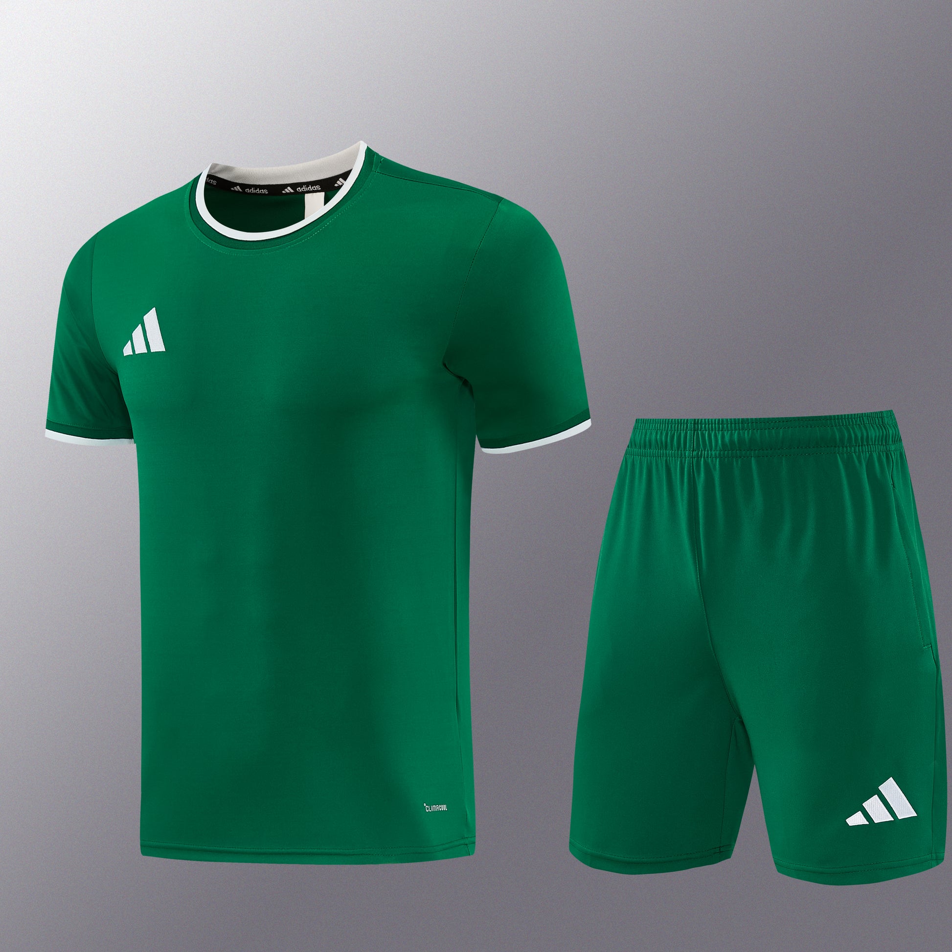 AD13 green shorts suit S-2XL