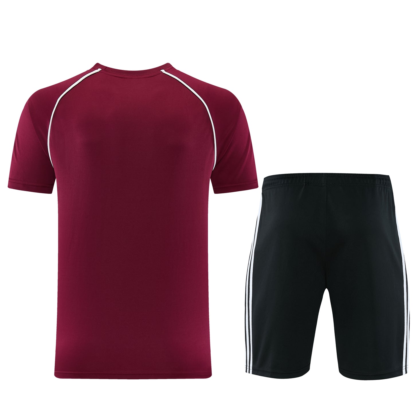AD15 maroon shorts suit S-2XL