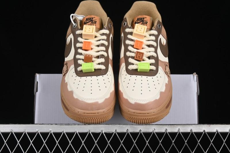 Nike Air Force 1 '07 Low Maillard Bear Casual Sneakers - CJ9297-999