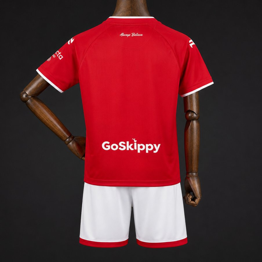 26/27 Kids Bristol City Home Red Kits Jersey