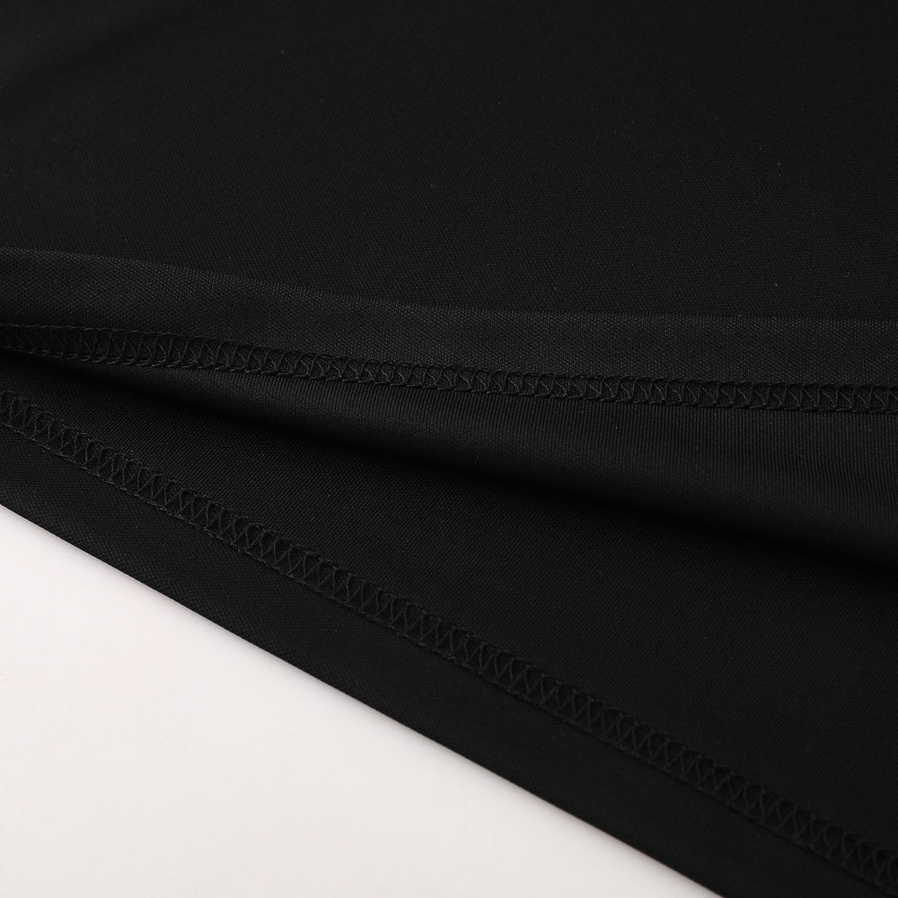 AD07 black shorts suit S-2XL