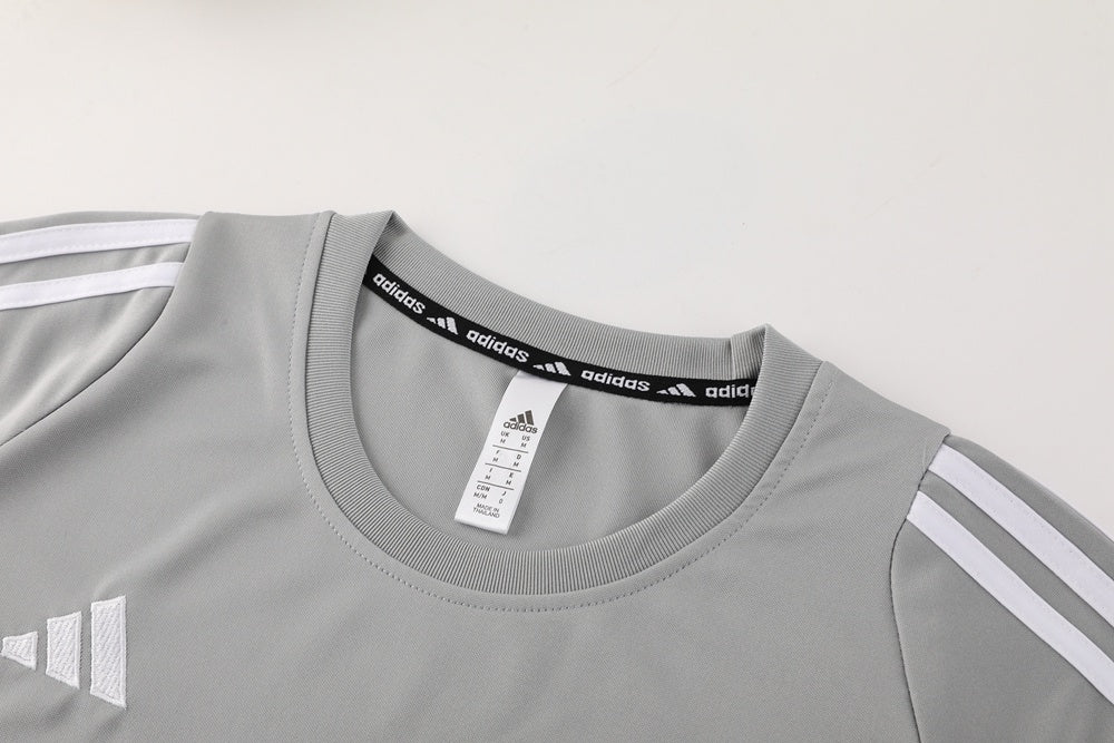 AD06 gray shorts suit S-2XL