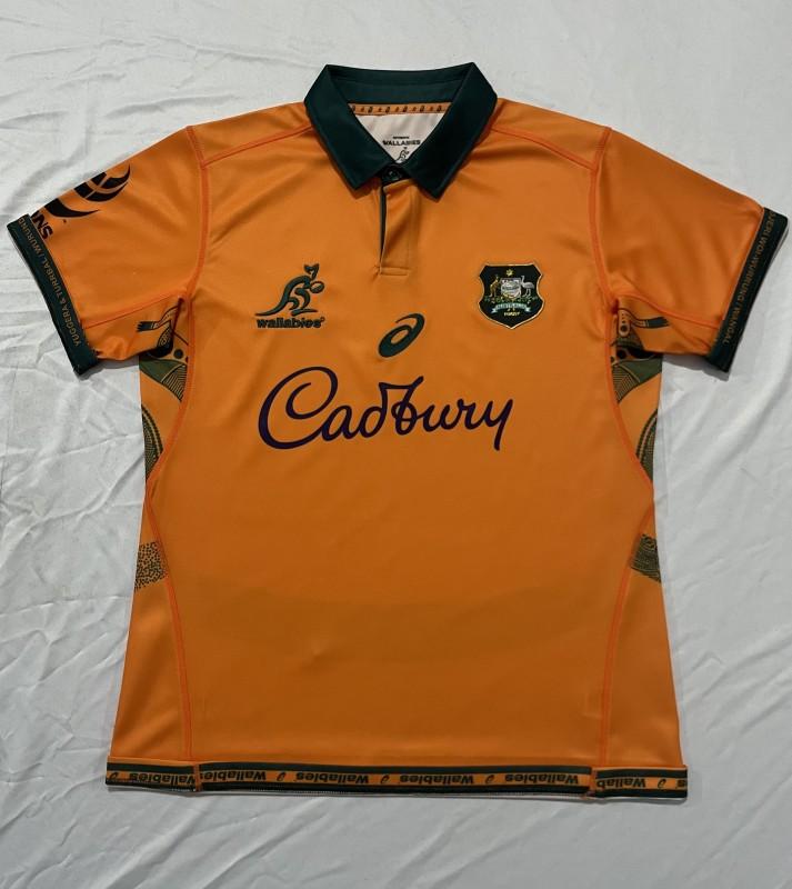 2026 Australia Wallabies Gold with Green Accents Jersey