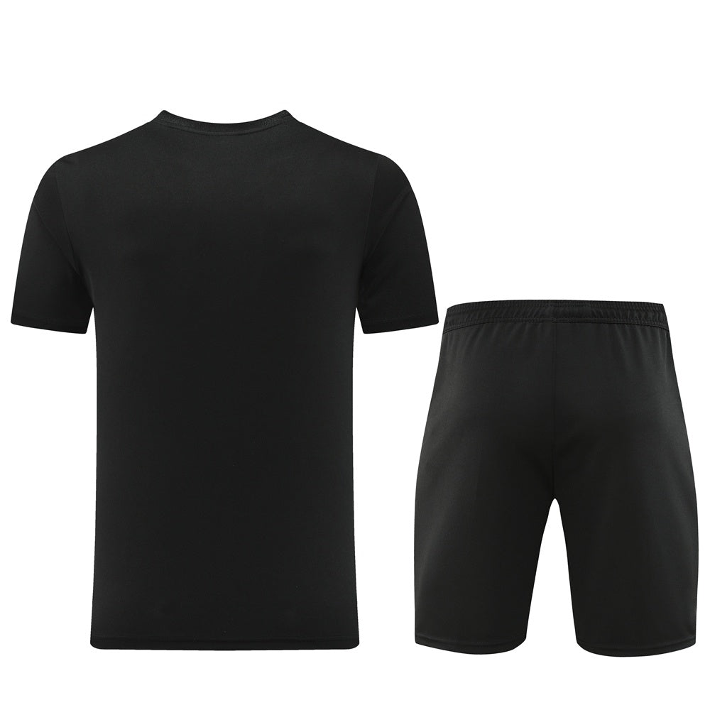 ND03 black shorts suit S-2XL