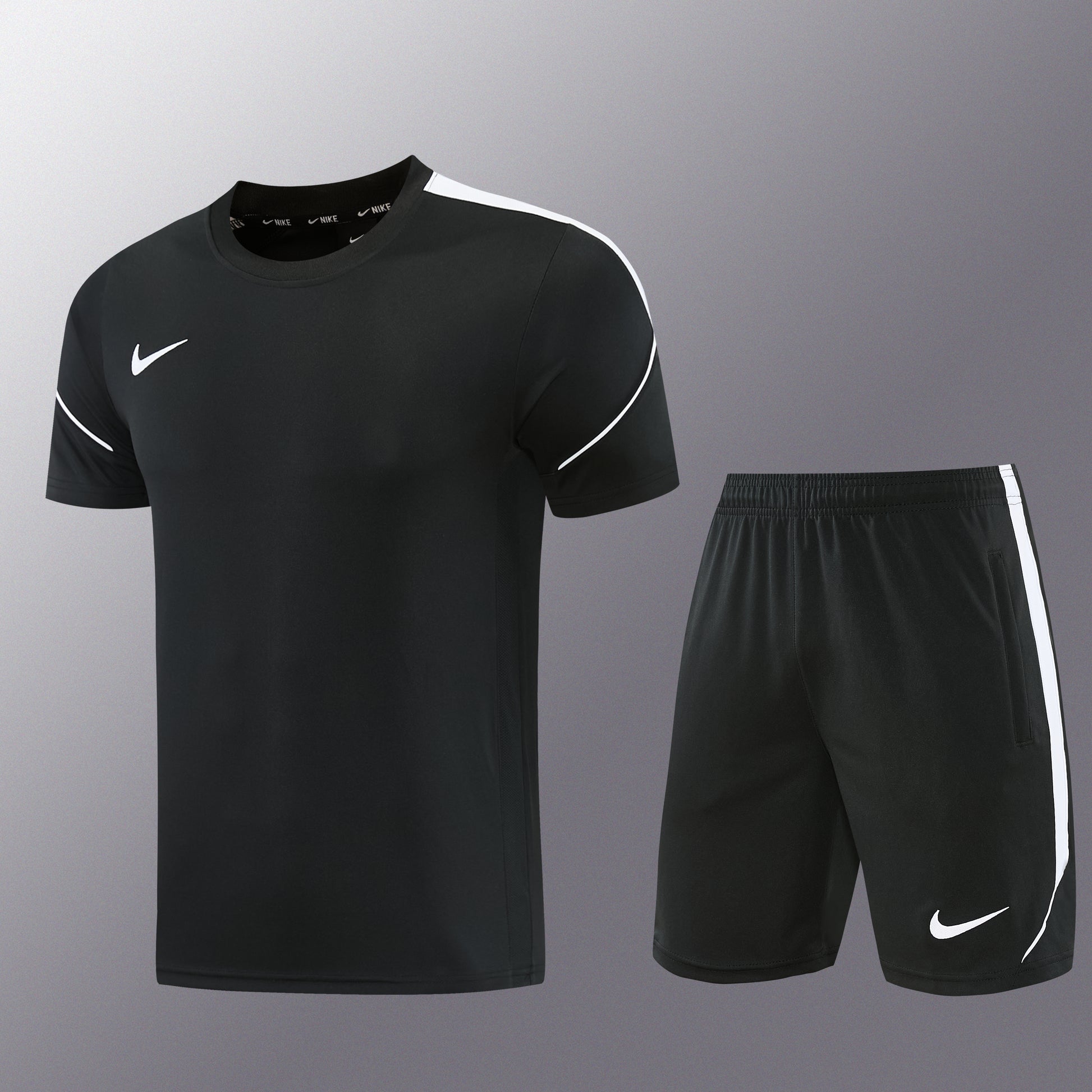 ND10 black shorts suit S-2XL