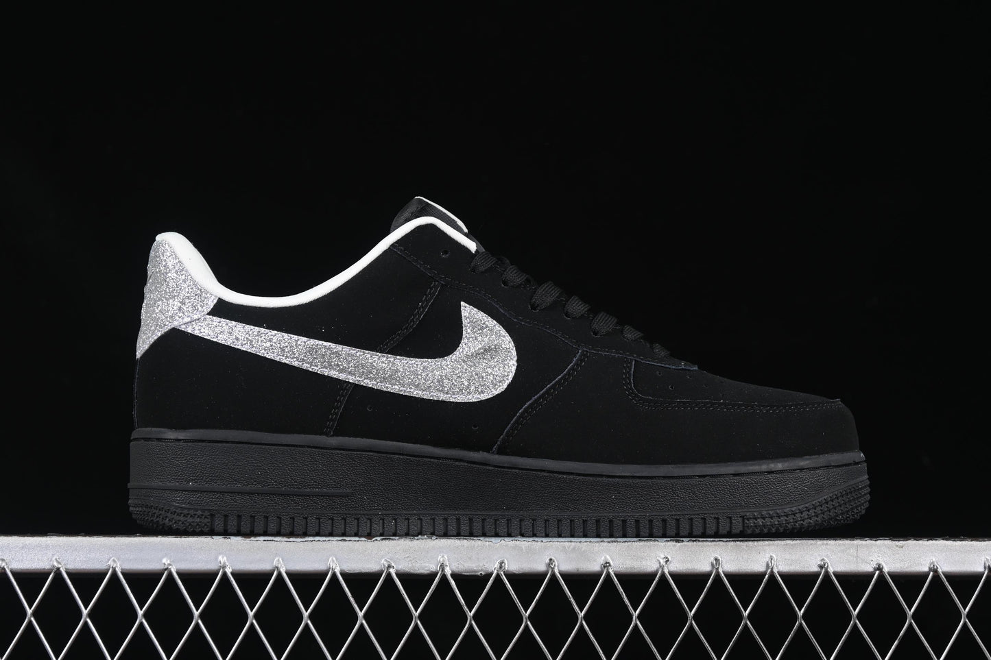 Nike Air Force 1 '07 Low Stussy Collaboration Silver Swoosh Starry Sky Casual Sneakers - DF0188-043