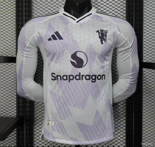 Player Version 25/26 Manchester United Away Long Sleeve Jersey