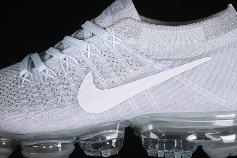 Nike Vapormax Flyknit Breathable Casual Running Shoes with Full-Length Air Cushion - 849558-100