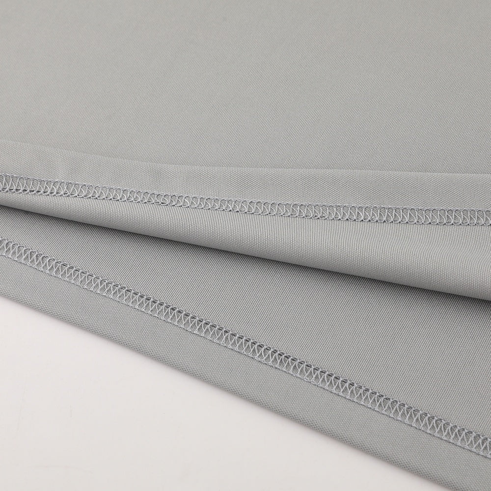 AD07 gray shorts suit S-2XL