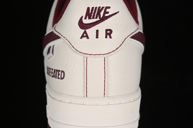 Nike Undefeated Air Force 1'07 Low Casual Sneakers with Custom Leather and Reflective Details - UT2023-206