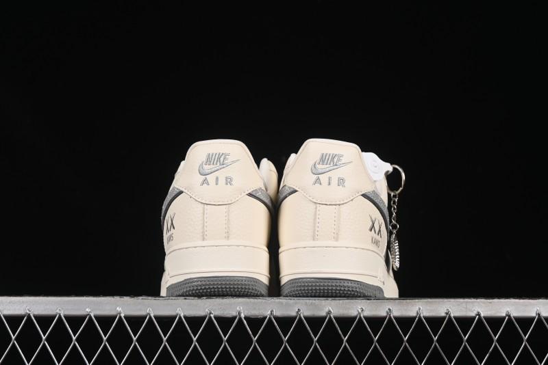 Nike Air Force 1'07 Low Kaws Collaboration Beige Grey Casual Sneakers - KK1988-078
