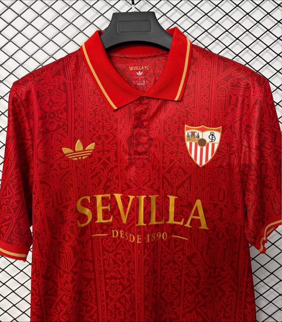 26/27 Sevilla FC 135th Anniversary Special Edition Red Polo Jersey