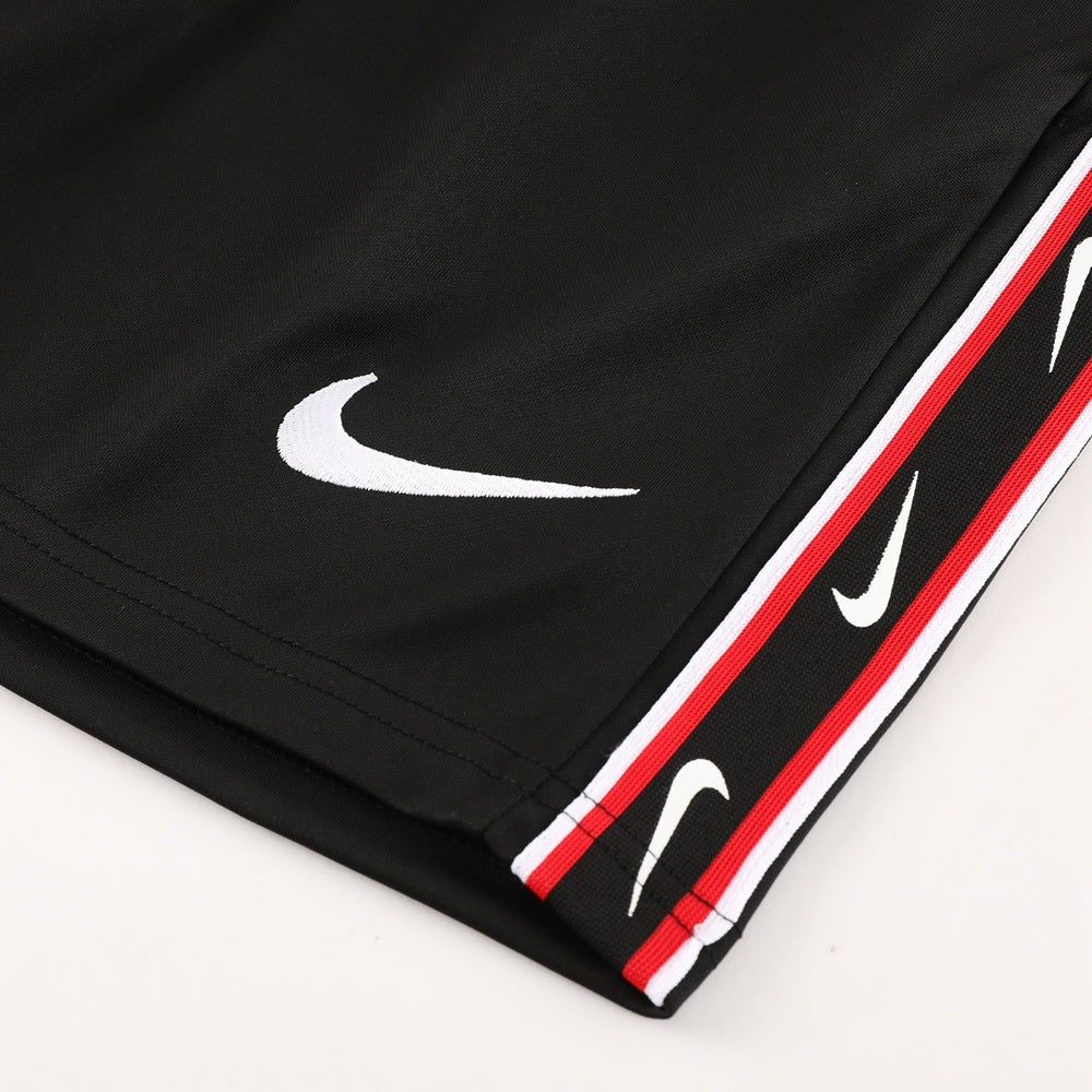 ND03 black and red shorts suit S-2XL