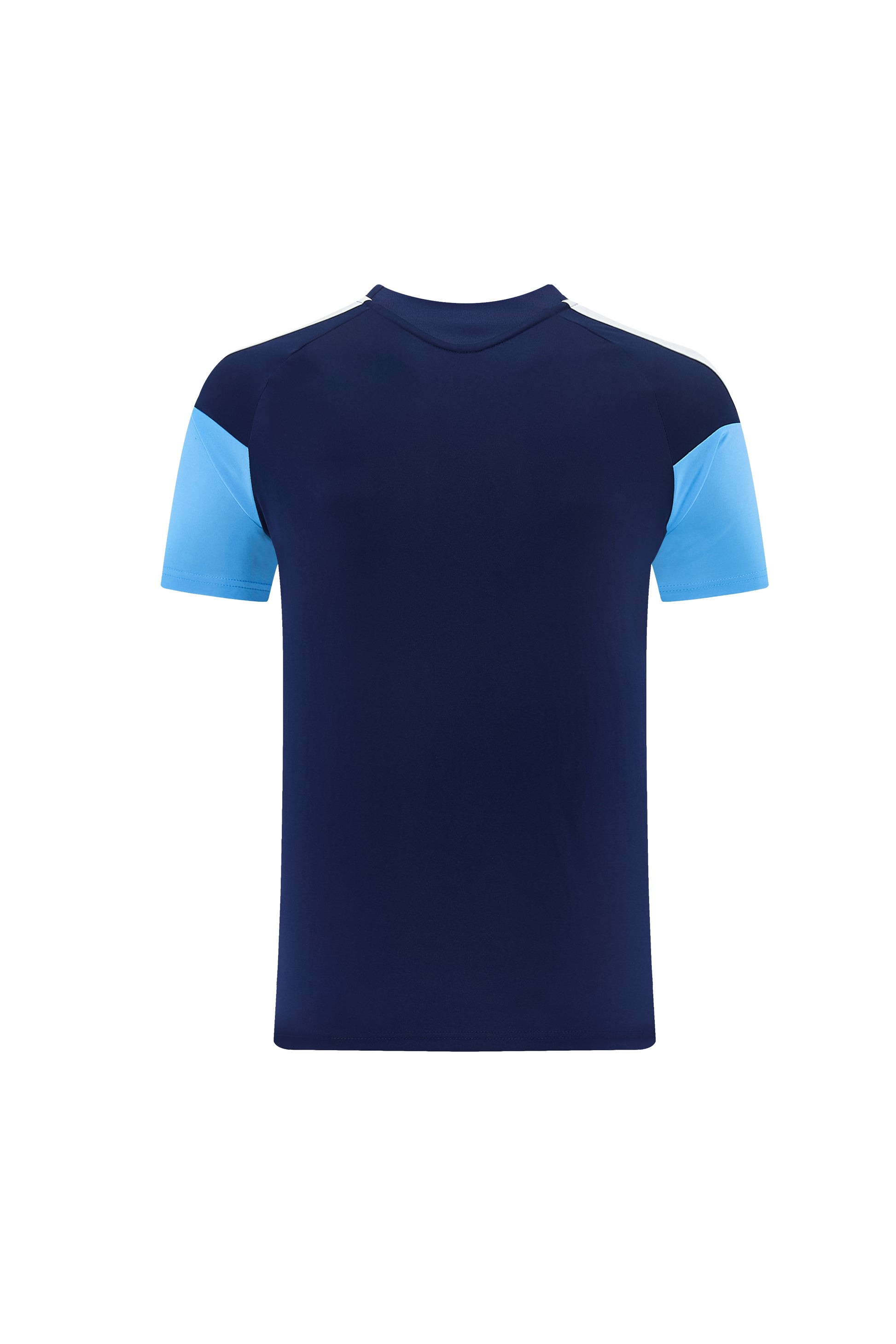 AD12 royal blue short-sleeved suit S-2XL