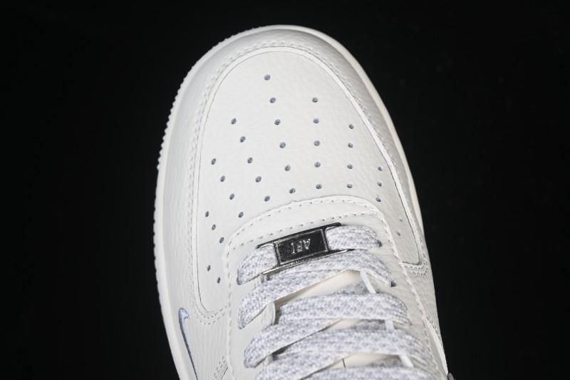 Nike Air Force 1 '07 Low Stussy Collaboration Beige Low-Top Casual Sneakers - CS5288-034