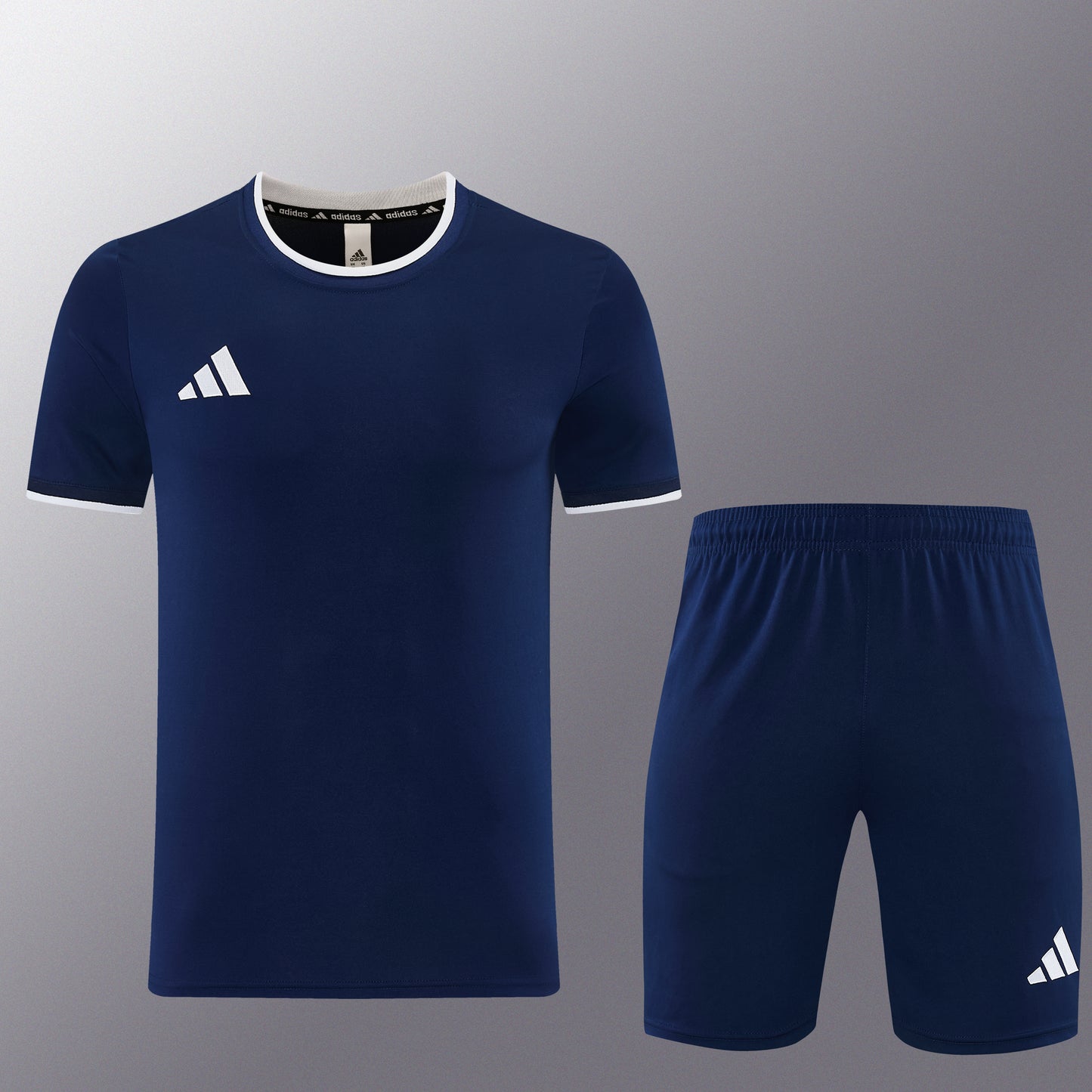 AD13 sapphire blue shorts suit S-2XL