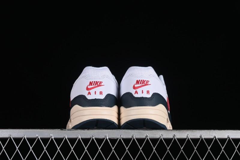 Nike Air Max 1 Premium Retro Running Shoes with Half-Sole Air Cushion - DH1348-146