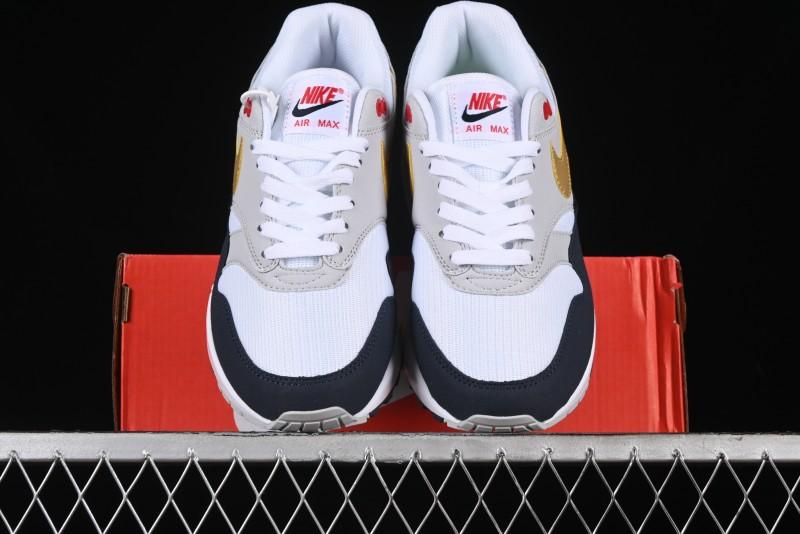 Nike Air Max 1 Retro Running Shoes with Half-Sole Air Cushion - HM9604-400