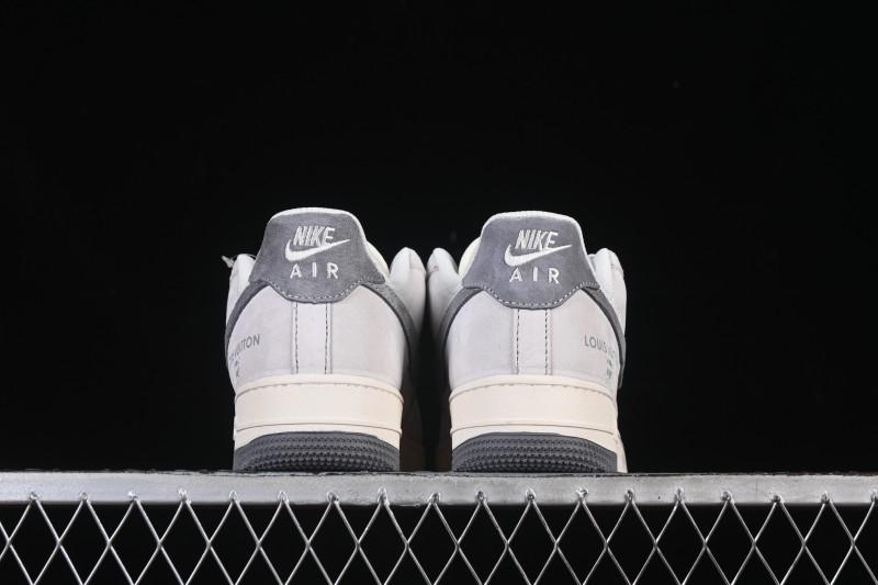 Nike Air Force 1'07 Low LV Collaboration Dual-Tone Gray Graffiti Casual Sneakers - CX5050-Y07