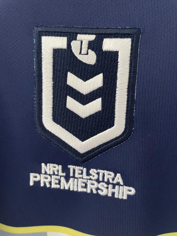 25/26 North Queensland Cowboys White and Navy with Grey Stripes Jersey