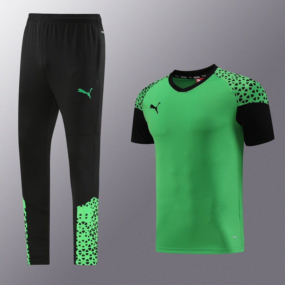 PD02 green trousers suit S-2XL