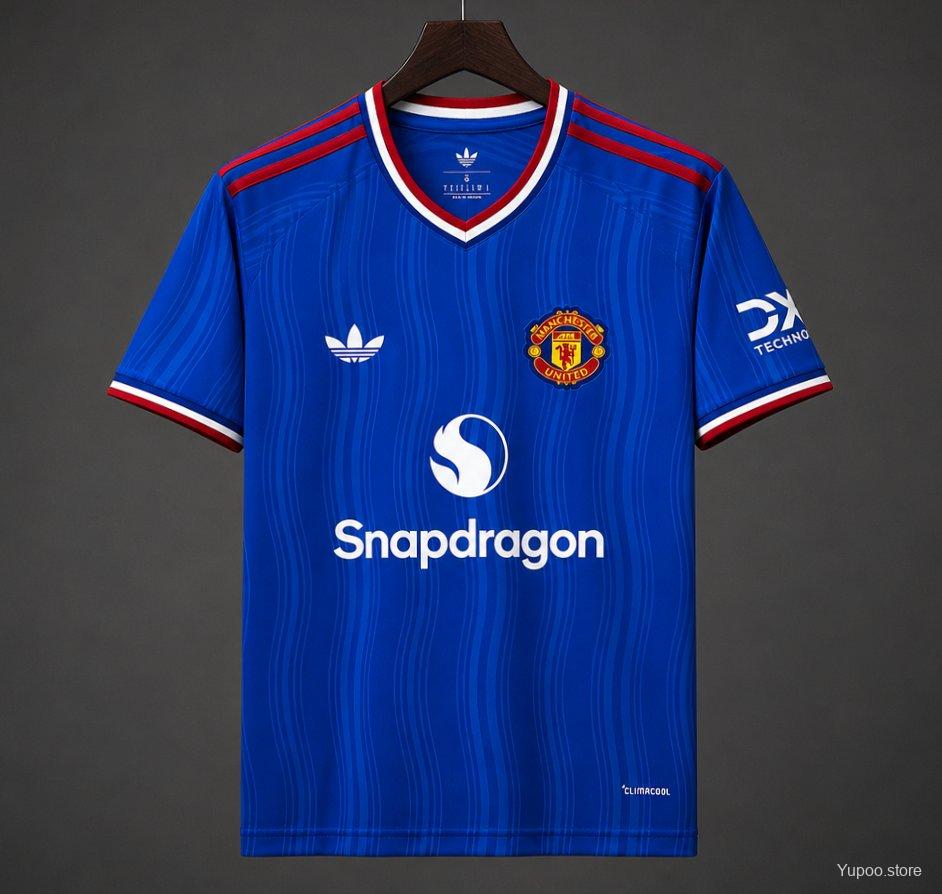 26/27 Manchester United Away Blue Jersey
