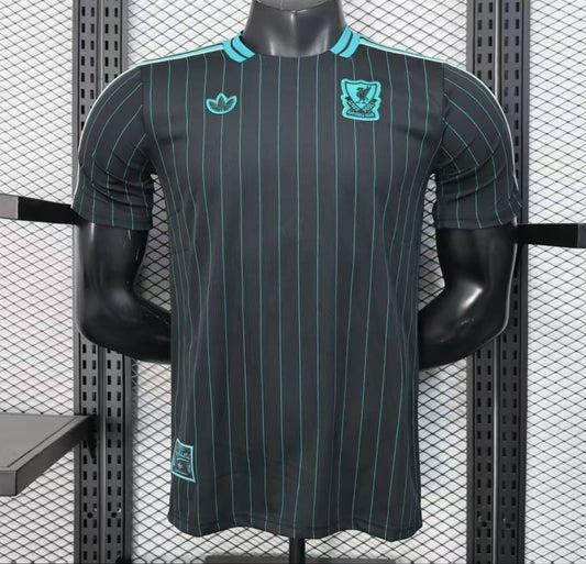 Player Version 25/26 Liverpool Black Adidas Original Casual Jersey