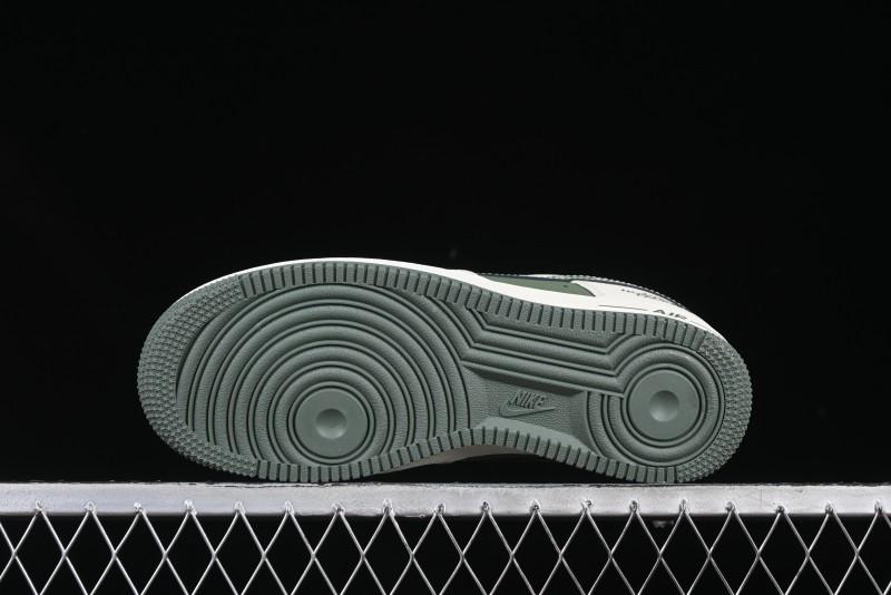 Nike Air Force 1 '07 Low The North Face Collaboration Beige Green Mini Swoosh Casual Sneakers - KK1988-043