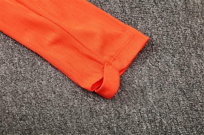 Player Version 25/26 Barcelona Orange T90 Half Zipper Jacket+Long Pants