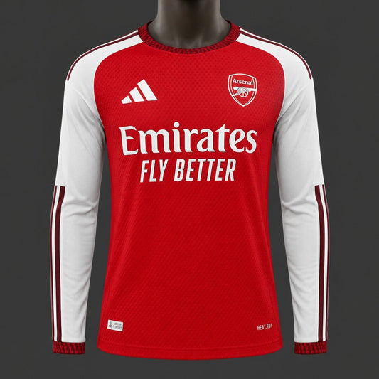 Player Version 26/27 Arsenal Home Long Sleeve Jersey