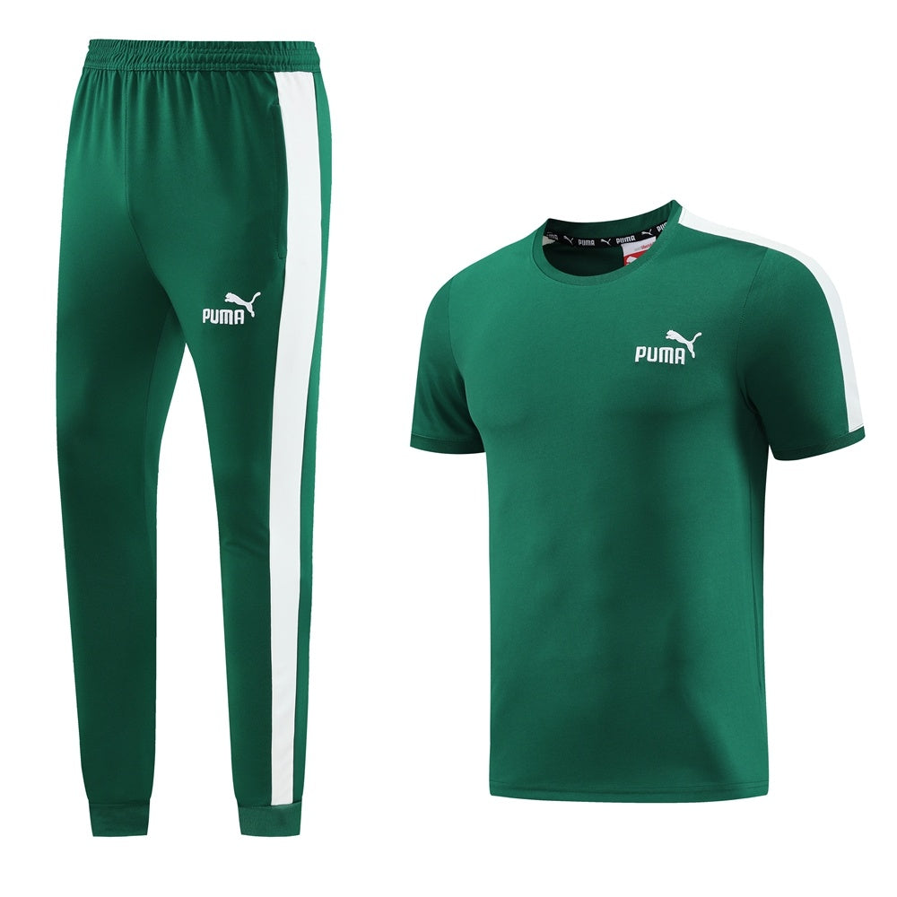 PD01 green trousers suit S-2XL