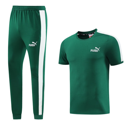 PD01 green trousers suit S-2XL