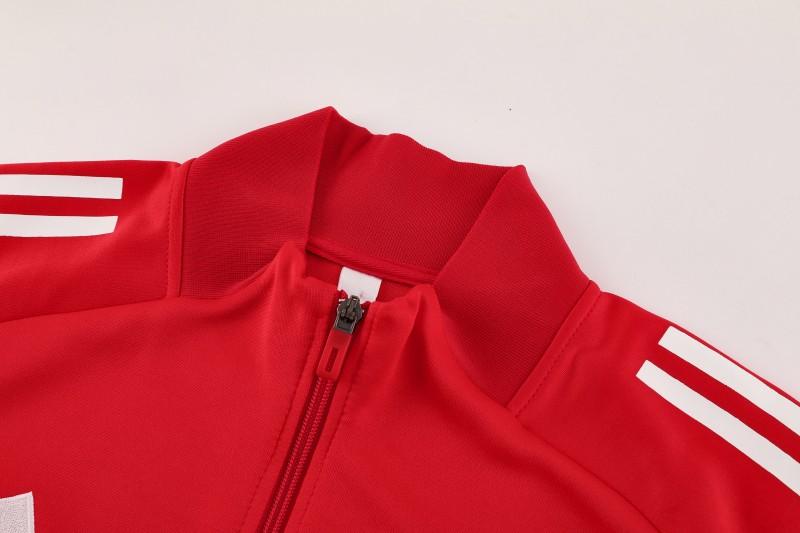 2025 Adidas Red Full Zipper Jacket+Long Pants