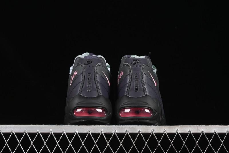 Nike Air Max 95 Retro Cushioned Running Shoes with Air-Sole Unit - FB2709-001