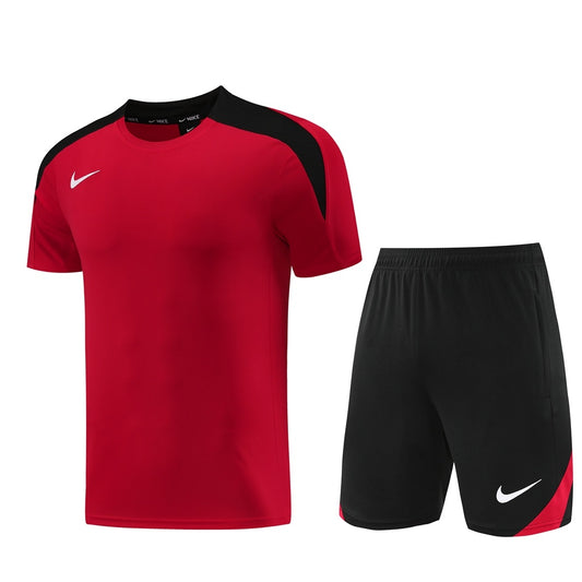 ND05 red shorts suit S-2XL