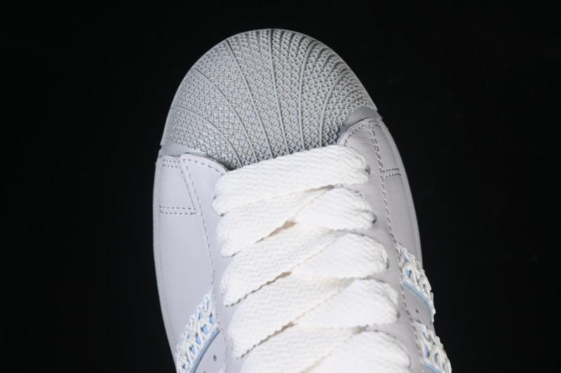 Adidas Superstar II J Casual Sneakers with Shell Toe Design - JQ8729