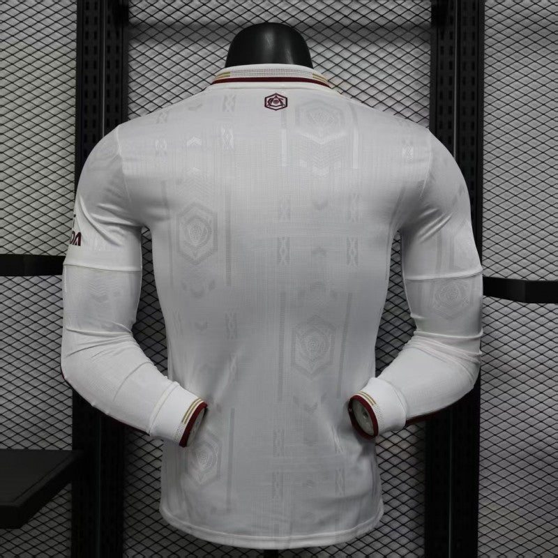 Player Version 25/26 Arsenal Third Long Sleeve White Jersey