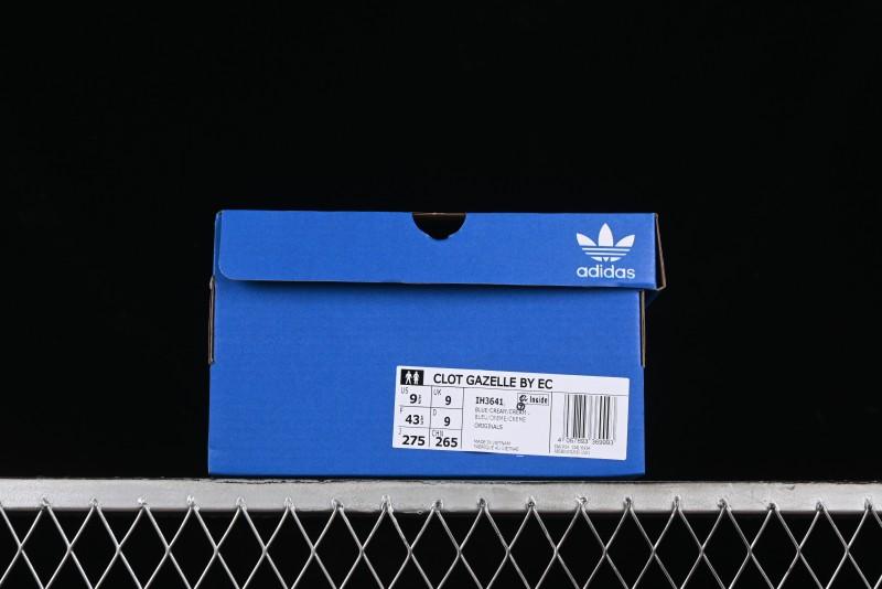 Adidas CLOT x Adidas Originals Gazelle IH3641 Retro Casual Anti-Slip Wear-Resistant Low-Top Sneakers - IH3641