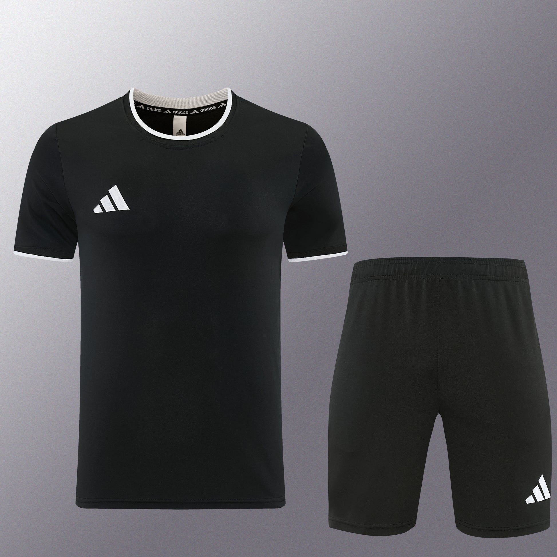 AD13 black shorts suit S-2XL