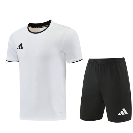 AD13 white shorts suit S-2XL